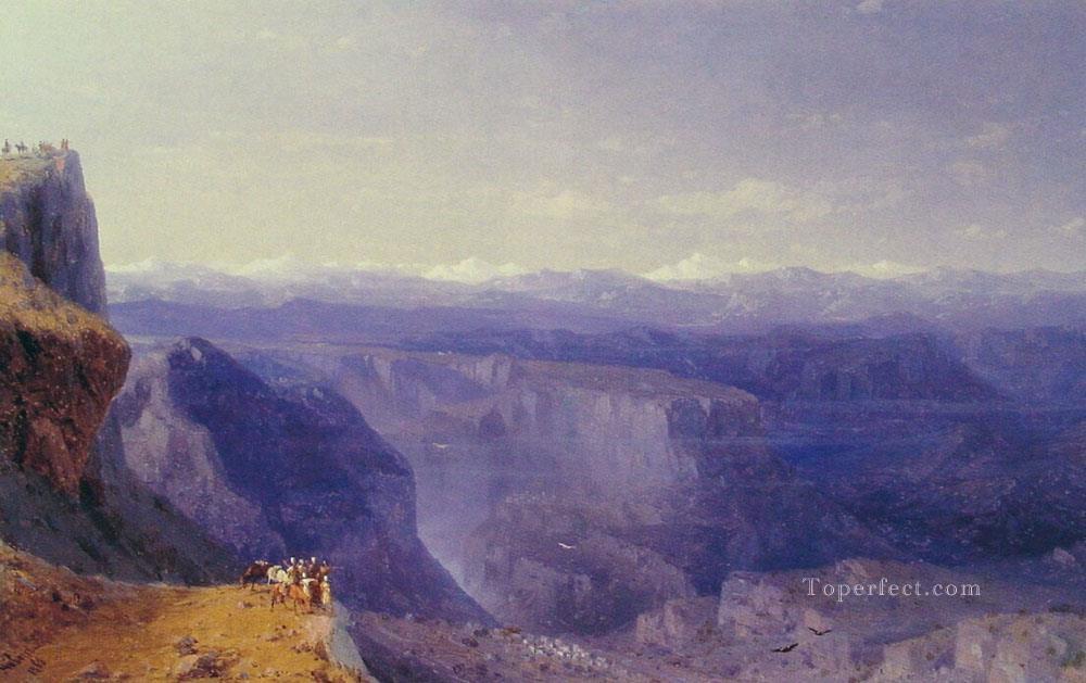 El paisaje marino del Cáucaso Ivan Aivazovsky Pintura al óleo
